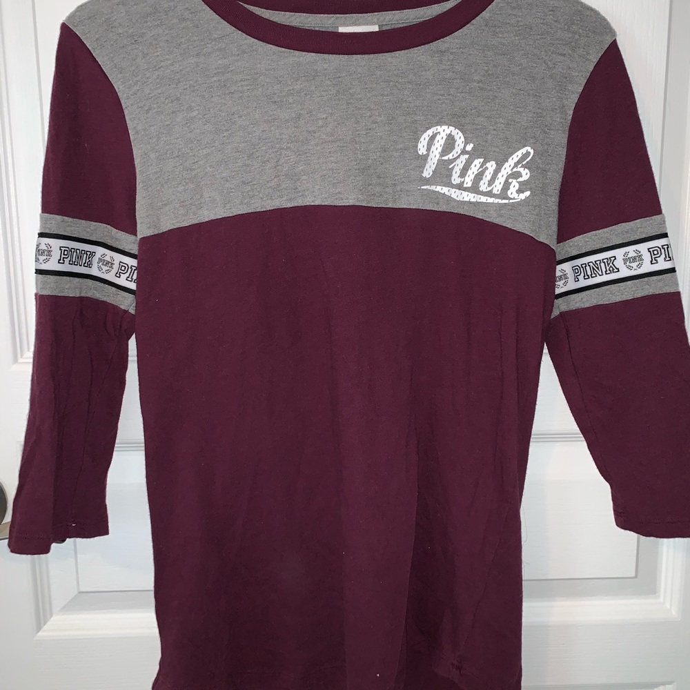 Victoria Secret Pink 3/4 sleeve shirt